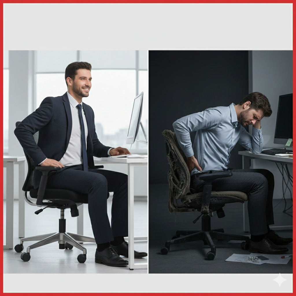 بهترین زمان برای تعویض صندلی کارمندی